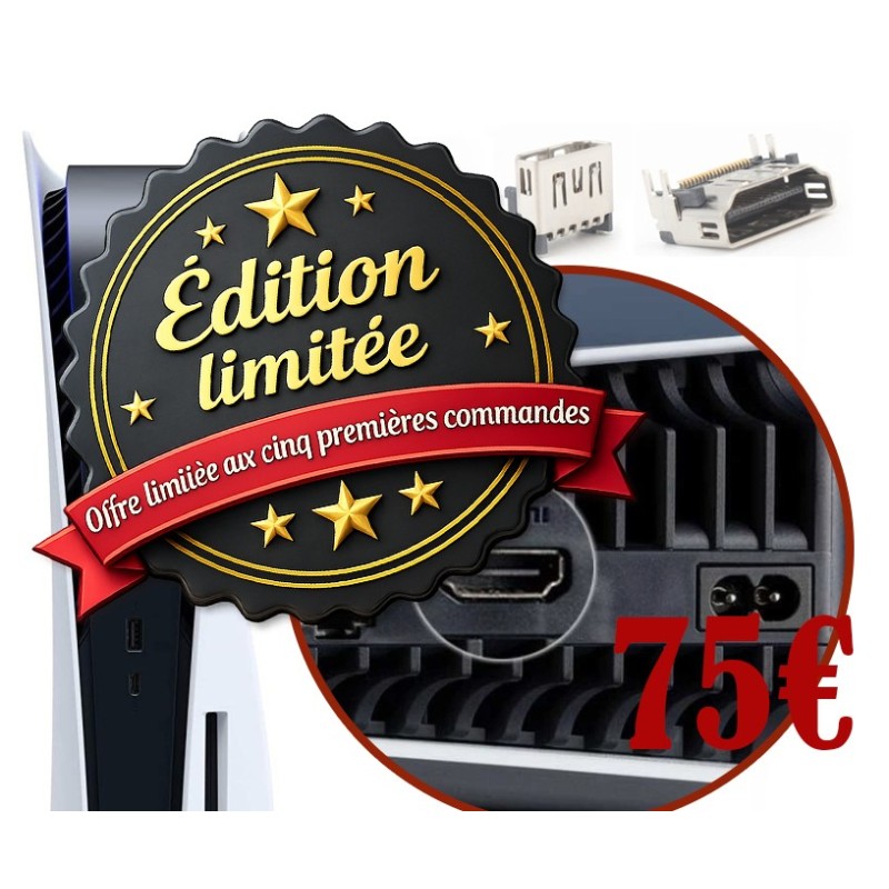 Remplacement port HDMI PlayStation 5 - Tarifs de lancement