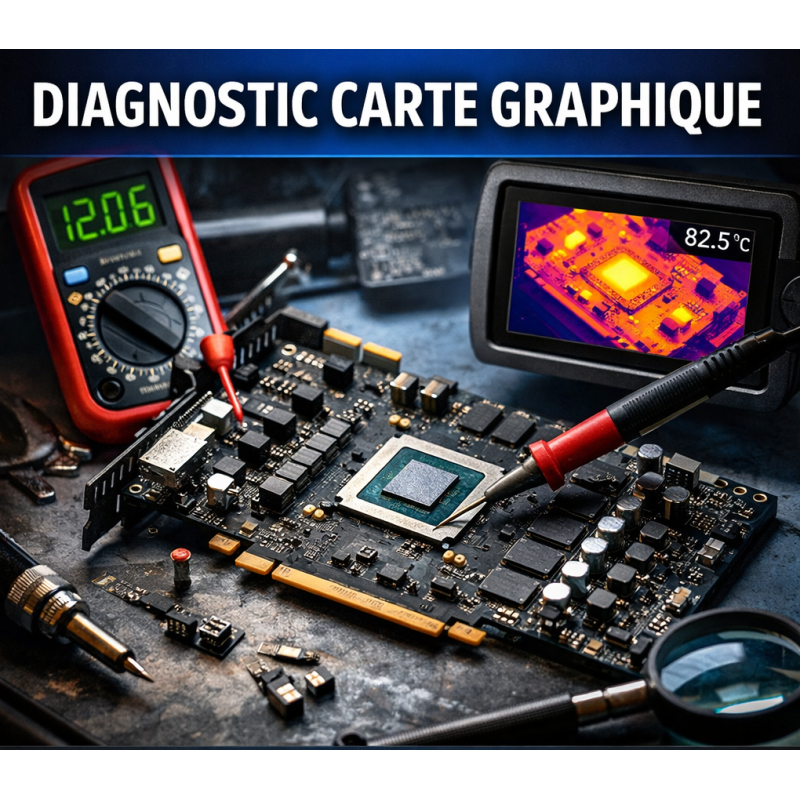 Diagnostic carte graphique – Toutes marques
